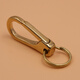 手工黃銅黃銅高檔快開(kāi)扣鑰匙圈汽車(chē)鑰匙扣腰掛扣 普通款