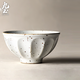 九土日式手工粗陶米飯碗簡(jiǎn)約景德鎮加厚陶瓷餐具單個(gè)面碗湯碗大號家用 亮光白大號