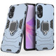 特七 適用oppo a58x手機(jī)殼A36/a32鎧甲a96/A97保護(hù)套a11s防摔a56s/A57軟硬殼A58男士2車載磁吸全包外殼 A58/A58x【海軍藍(lán)】+送膜