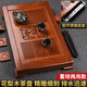 錦格花梨木茶盤(pán)不銹鋼儲水盤(pán)茶臺抽屜式茶托盤(pán)小號原木茶托簡(jiǎn)約家用 花梨木福韻：62*37*8cm