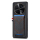 ONEAGREE 可插卡卡包適用華為Mate70 Pro手機殼適用Mate 60 Pro+保護套車(chē)載磁吸歐美風(fēng) Mate70Pro/Mate70Pro+ 黑色