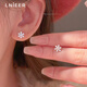 Lnieer999足銀雪花耳釘女輕奢小眾高級(jí)感耳環(huán)2025新款爆款秋冬配飾耳飾 【999足銀】雪花耳釘【直針款】