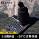 喜馬拉雅戶(hù)外超輕充氣墊高R值5.8便攜式露營(yíng)防潮墊野營(yíng)睡墊充氣墊防寒地墊 【R值5.8/適用-20°】暗影黑