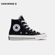 匡威（Converse）童鞋兒童中高幫帆布鞋春夏新款男童1970s經(jīng)典款休閑鞋女孩帆布鞋 黑色-70S 小童魔術(shù)貼 28 【建議腳長(zhǎng)17cm】