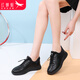 紅蜻蜓休閑鞋女INS潮百搭女鞋士運動(dòng)鞋女韓版鞋子女 WXB140141 黑色 38