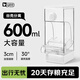 YEE鸚鵡自動喂食器鳥用谷殼分離防撒防濺玄鳳牡丹【不含硅藻條白色】