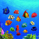 OIMG仿真魚(yú)水族魚(yú)缸造景假魚(yú)塑料熱帶魚(yú)金魚(yú)水族箱擺件會(huì )動(dòng)漂浮裝飾 假魚(yú)隨機10個(gè)裝