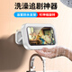 嘉華彩 手機支架浴室防水手機盒淋浴看電視廁所廚房防掉架密封防霧懶人支架掛墻旋轉洗澡收納追劇神器 經(jīng)典款【可旋轉伸縮】時(shí)尚白+無(wú)痕貼片+香薰