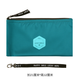 唯唐小鎮手機鑰匙收納包多層便攜拉鏈防塵防水手拿旅行隨身男女手包 都市通勤手包 -湖水藍