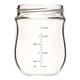 世喜花語(yǔ)玻璃奶瓶身適配世喜百日瓶奶嘴鴨嘴吸管嘴160ml240ml仿母乳手柄蓋 160瓶身/無(wú)排氣閥 1只裝