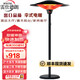 雷仕德朗（ROSTDL） 傘型取暖器家用電暖器傘形烤火爐辦公室大面積客廳取暖飯店商用傘式電暖爐戶(hù)外防水室外電暖氣 磨砂黑加厚（3000W）機械/三檔/升降款