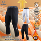 維動(dòng)七分緊身褲籃球運動(dòng)戶(hù)外跑步健身訓練長(cháng)褲男女同款高彈力打底褲 七分運動(dòng)褲【白色】 L （高160-170重60-75KG)