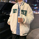 廣馬 棉衣男冬季ins潮牌港風(fēng)寬松加厚棉服港風(fēng)潮流棒球服棉襖外套 卡其色（冬季加棉加厚款）XZ100 XL建議135-150斤