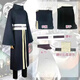 白面具cos服火影忍者帶土宇智波cosplay三眼套裝團扇衣服全套 帶土五件套【衣服+褲子+腰封+腰帶扣+頭巾】 XXL