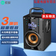 索愛(ài)（soaiy） SA-Q22 無(wú)線(xiàn)藍牙音箱戶(hù)外大音量廣場(chǎng)舞3d環(huán)繞音響小型家用地攤擺攤喇叭鬧鐘手提便攜式 多功能+手提+重低音