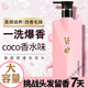 韓嬋香水洗發(fā)水香味持久留香柔順改善毛躁去屑除螨止癢控油co 洗護三件套沐浴露+洗發(fā)水+護發(fā) 香奈味法國香氛洗發(fā)水