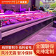 綠締鮮肉柜豬肉保鮮冷藏展示柜臥式商用風(fēng)冷無(wú)霜大容量冰柜串串肉類保鮮冷柜廠家 2米風(fēng)冷鮮肉柜