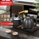 金灶（KAMJOVE）全智能自動(dòng)上水電熱水壺 燒水電茶爐智能恒溫燒水一體機電茶壺茶具電茶爐 0.9L K9黑色【20×37cm臺嵌兩用】