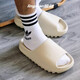 阿迪達斯 （adidas） YEEZY Slide 男子女子拖鞋暖沙黃綠色棕色椰子情侶沙灘休閑拖鞋 FZ5897 骨白 43
