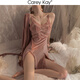 Carey Kay性感睡衣女春秋款高級感家居服套裝秋季純欲風(fēng)金絲絨吊帶睡裙 [加厚絲絨款]豆沙粉(睡裙) 165(L)