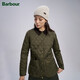 Barbour  Annandale安娜女士四季經(jīng)典保暖菱格修身liddesdale絎縫夾克 橄欖綠Olive 現貨 8