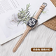 炫戴適用蘋(píng)果S11手表S10/S9表帶apple iwatchS8真皮7表帶6小眾5高級SE3女款商務(wù)運動(dòng)ultra3時(shí)尚替換帶 小蠻腰皮帶-杏色 適用：38/40/41/42mm表盤(pán)