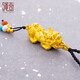 繩奇黃金貔貅吊墜男女款足金皮丘路路通轉(zhuǎn)運(yùn)珠本命年項(xiàng)鏈送父親節(jié)禮物 【加大款貔貅】總金重約5g