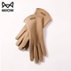 貓人保暖手套女士冬季新款德絨發(fā)熱防寒防風(fēng)騎行開(kāi)車(chē)加絨可觸屏手套 駝色 均碼