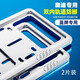 米多多車(chē)牌邊框保護(hù)框鋁合金藍(lán)牌照架汽車(chē)牌架框車(chē)牌架牌照框套架框 奧迪專屬車(chē)標(biāo)(銀色)發(fā)前后兩片 - 雙層