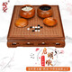 御圣 圍棋套裝草花梨木制圍棋桌云子圍棋成人圍棋古典家用送禮 金絲栗木罐+棋桌+B型雙面新云子