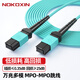 諾可信（Nokoxin）MPO-MPO光纖跳線母頭多模8芯12芯 OM3/OM4集束B極性兼容MTP 40G/100G跳線 MPO-MPO 多模8芯100G OM4 10米