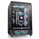 Thermaltake（Tt）The Tower 500 國(guó)際版 機(jī)箱水冷電腦主機(jī)（三面玻璃/全景視覺(jué)/海景房/手辦展示窗） 黑色