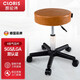 凱倫詩（CLORIS）德國吧臺椅辦公前臺凳子旋轉(zhuǎn)升降酒吧椅吧臺凳美容實驗室大工圓凳  H506-S(升降高度35-47cm)