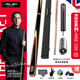 RILEYRILEY萊利英國萊利中式黑八臺球桿RB8-100/101桌球大頭桿3/4分體 RB8-100-3/4分體球桿+黑色