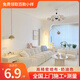 高精密墻布無縫全屋臥室電視背景墻壁布2024新款簡約奶油色包安裝 無縫墻布-奶油色 平米