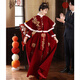 塞德勒中式敬酒服2025新款新娘訂婚加絨旗袍結(jié)婚禮服女紅色冬季回門長(zhǎng)袖 酒紅色披肩款 M（建議96-105斤）