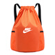束口袋籃球包運動(dòng)健身雙肩包防水抽繩男背包大容量戶(hù)外運動(dòng)籃球袋 橙色 大號