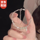 曉色碎銀手鏈仿和田玉串珠手鏈女小眾ins風(fēng)設(shè)計(jì)感高級(jí)感輕奢生日禮物 溫柔如玉手鏈S1078