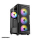 安鈦克（Antec）AX61 AX90 CX200M CX500M C3 P20C ARGB FLUX 玻璃側(cè)透  海景房機箱 可搭配電源套裝 安鈦克 AX61（玻璃側(cè)透） 單機箱（無電源）