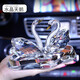 奔域 汽車(chē)擺件創(chuàng  )意車(chē)載擺件飾品可愛(ài)女士創(chuàng  )意水晶天鵝擺件個(gè)性高檔時(shí)尚男士車(chē)上車(chē)內車(chē)載內裝飾品 水晶情侶雙天鵝【白色+天鵝防滑墊】