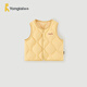 童泰（TONGTAI）寶寶羽絨馬甲冬季嬰兒衣服兒童家居服坎肩男女童休閑外出上衣 淺黃 120 cm