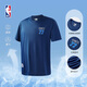 NBA官方夏季男女情侶哈利伯頓運動(dòng)t恤戶(hù)外寬松短袖速干衣籃球服上衣 東契奇/速干T恤（藏青） XL
