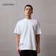 Calvin Klein Jeans夏季男士時(shí)尚ck炫彩涂鴉字母印花純棉短袖T恤ZM02801 YAF-月光白 M