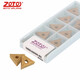 ZOTO 三角形數(shù)控車床刀片外圓內(nèi)孔車刀桿刀具硬質(zhì)合金刀粒 鋼件通用 TNMG160404MA-ZX35A （一盒10片）