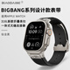 表帶哥適用蘋(píng)果手表表帶s10表帶S9/S8/S7表帶 夏天夏季透氣大爆炸apple watch ultra2/44/45/46/49MM黑