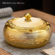 豪祥鍍金創(chuàng)意個(gè)性時(shí)尚陶瓷煙灰缸家用客廳辦公中式商務(wù)防飛灰輕奢帶蓋 奢華鍍金-天道酬勤（帶蓋）