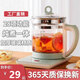 半球（PESKOE）養生壺多功能加厚家用小型辦公室全玻璃新款煮茶器燒水壺花茶壺 【升級加厚款】 1.8L 養生壺