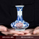 未卒 景德鎮(zhèn)陶瓷器手繪青花瓷迷你小花瓶水養(yǎng)插花創(chuàng)意復(fù)古小飾品擺件 G款