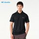 Columbia哥倫比亞Polo衫男春夏戶外透氣速干衣翻領(lǐng)短袖t恤 AE6082 010 M 