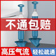 陶市（taoshi）通馬桶疏通器皮搋子吸馬桶塞堵了下水管道的專(zhuān)業(yè)工具廁所堵塞神器 【北歐藍】升級加厚斜口疏通器